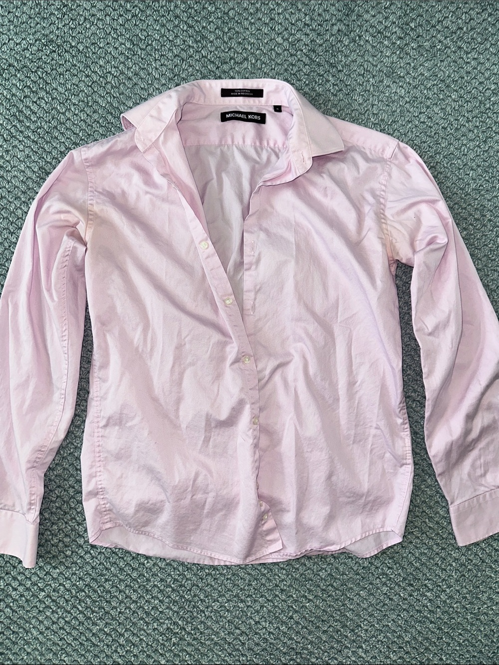Michael Kors Pale Pink Button-Down Shirt